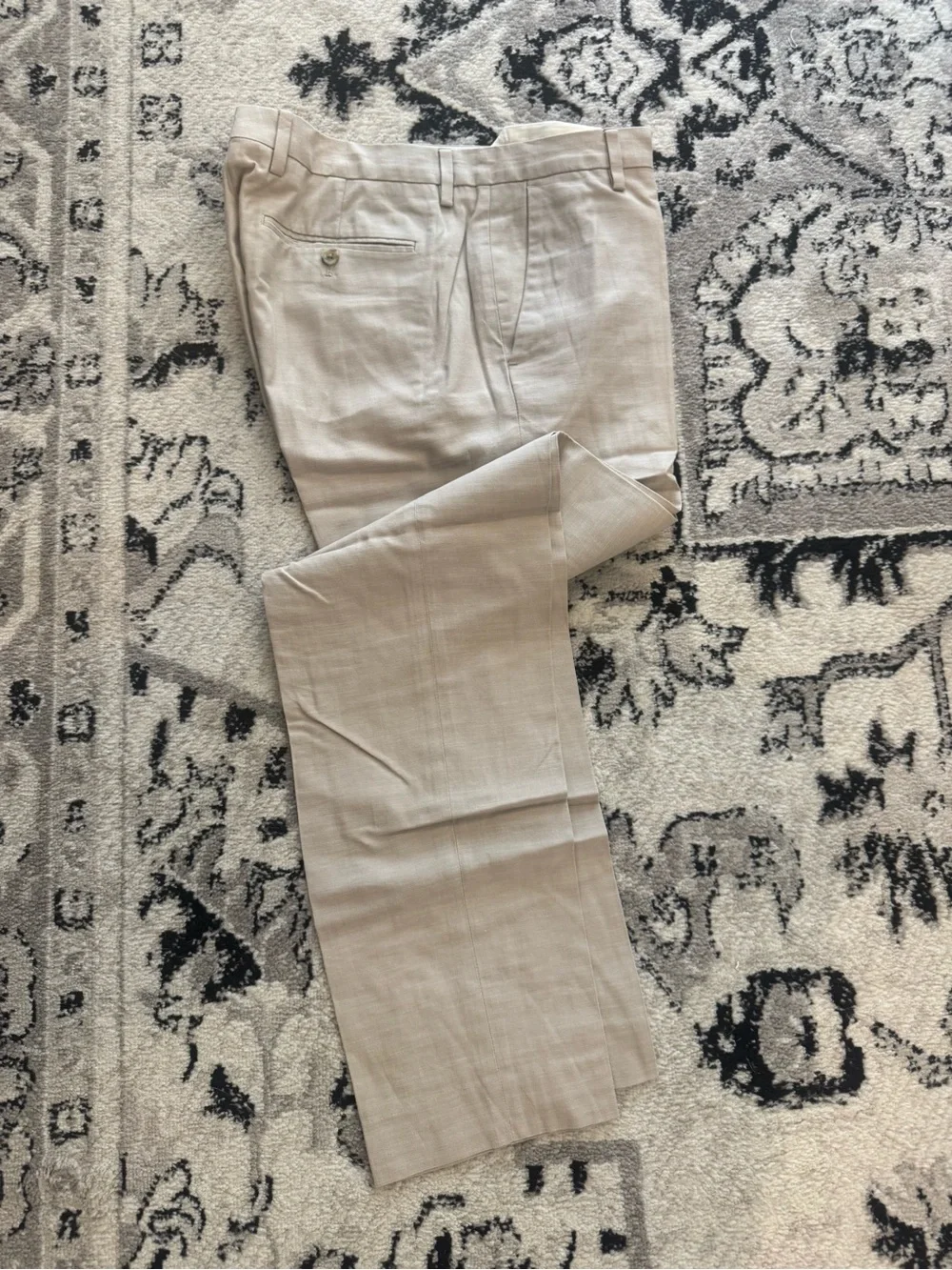 Bonobos Men's Dress Pants in Light Beige - Athletic Fit